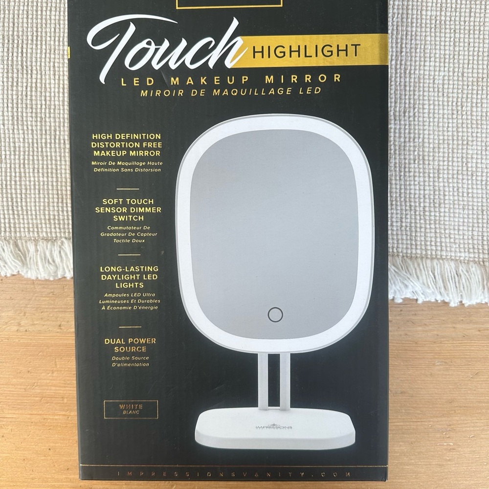 Impressions Vanity Touch Highlight LED Makeup Mirror